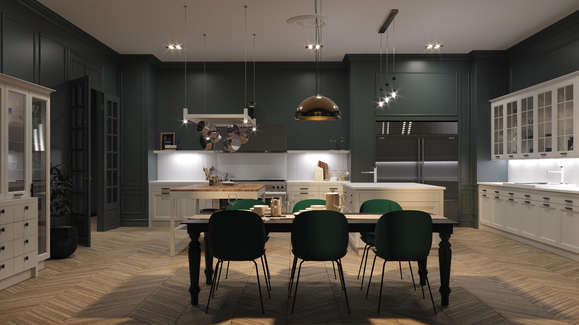 cocina abierta