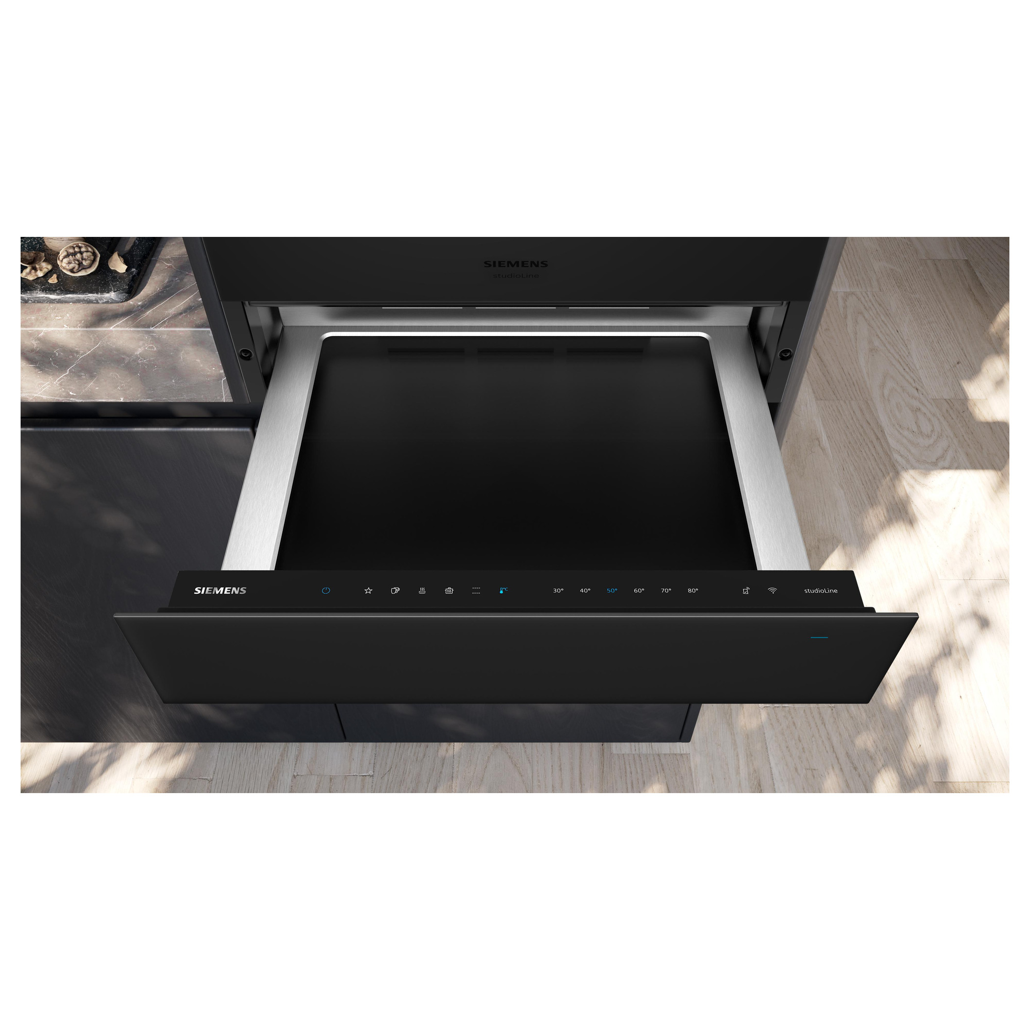 Módulo de calentamiento 60 x 14 cm Negro mate Siemens BI910C1M1 iQ700 - Imagen 3