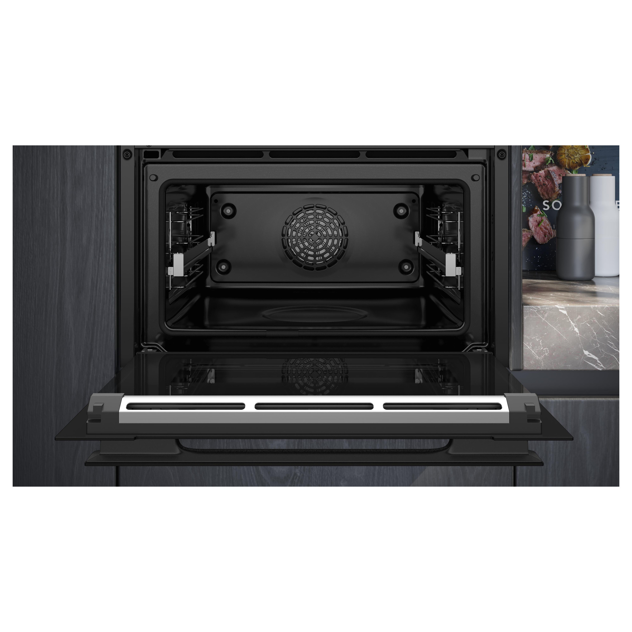 Horno compacto 60 x 45 cm Negro Siemens CB974GKB1 iQ700 - Imagen 3