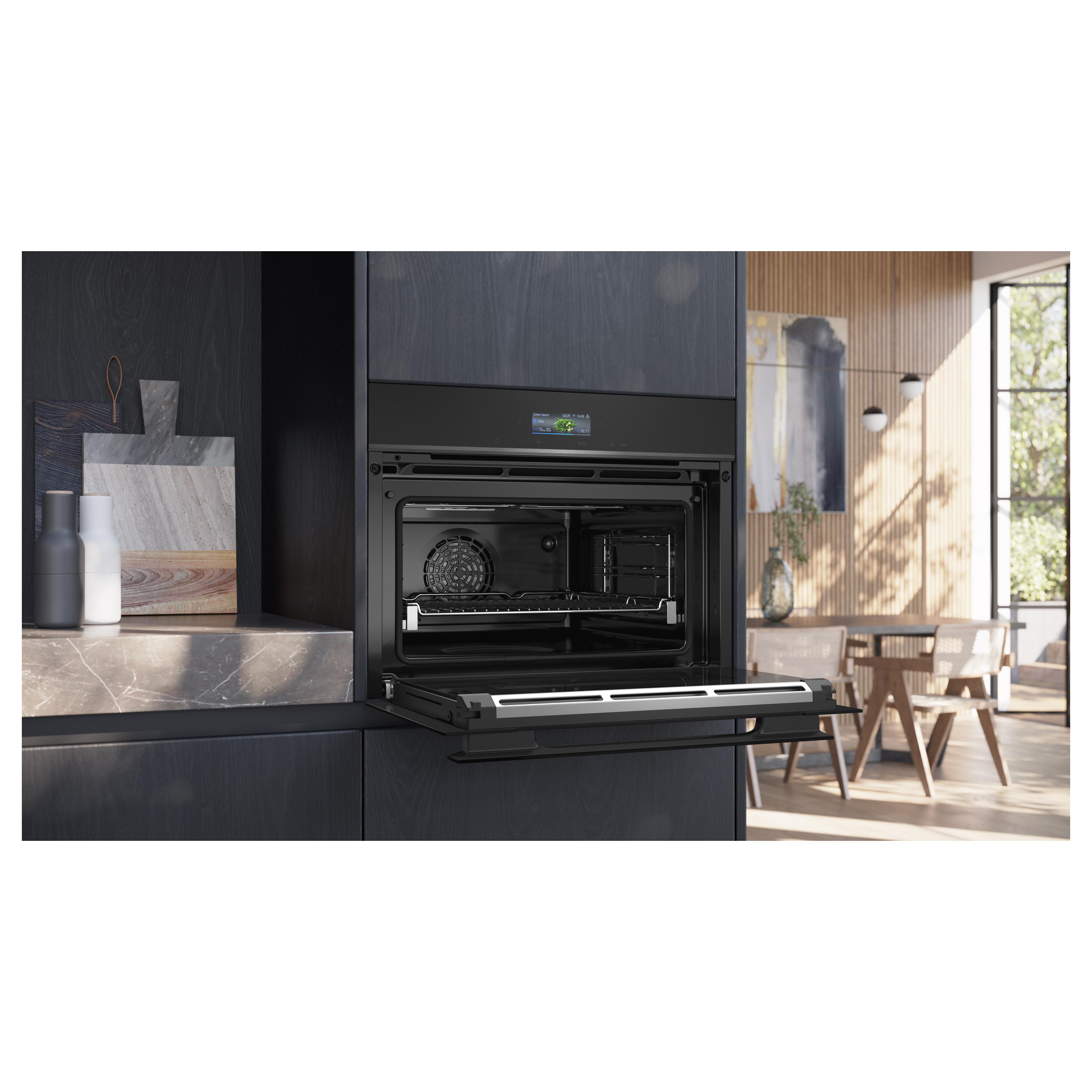Horno compacto 60 x 45 cm Negro Siemens CB974GKB1 iQ700 - Imagen 4