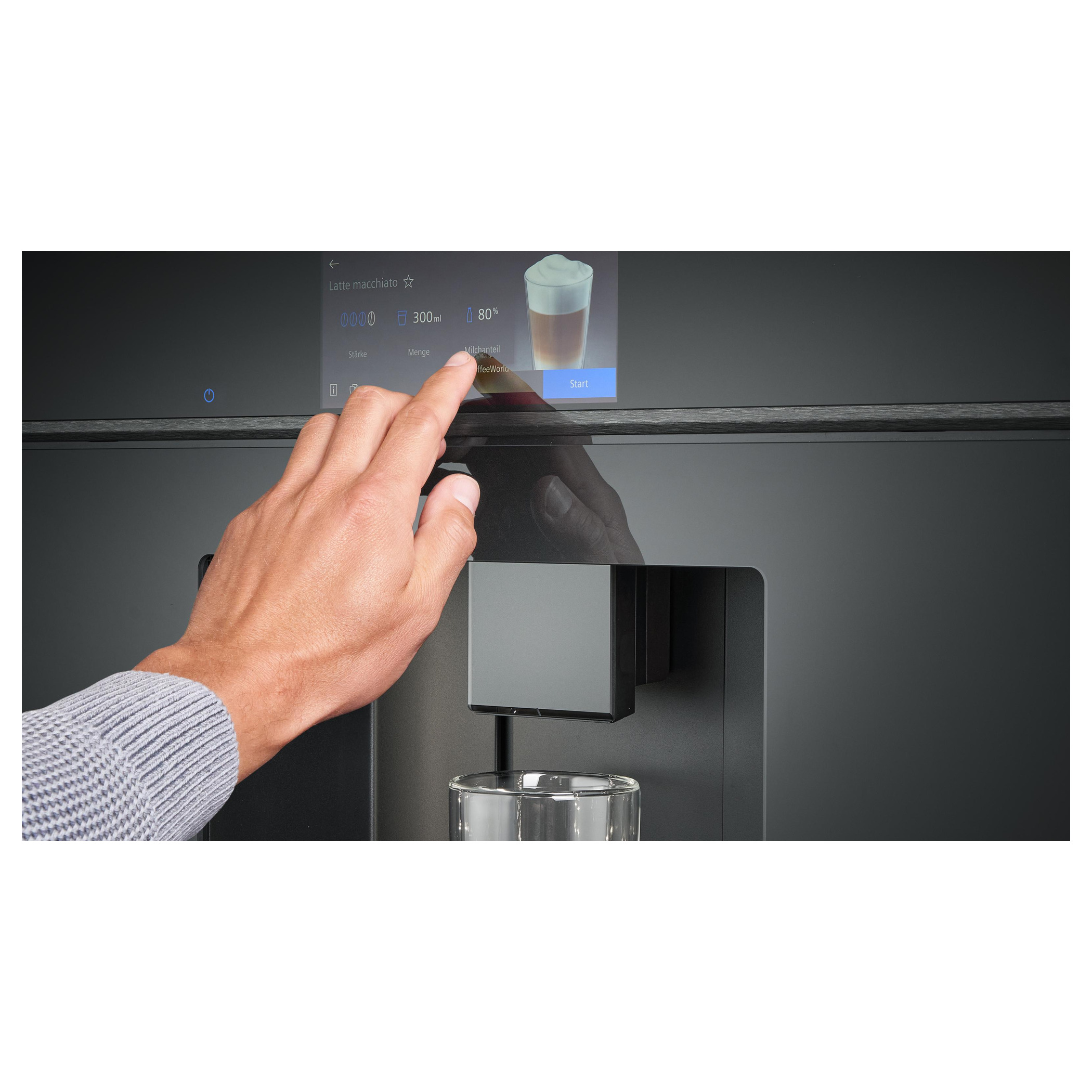 Cafetera totalmente integrable Negro Siemens CT918L1B0 iQ700 - Imagen 6