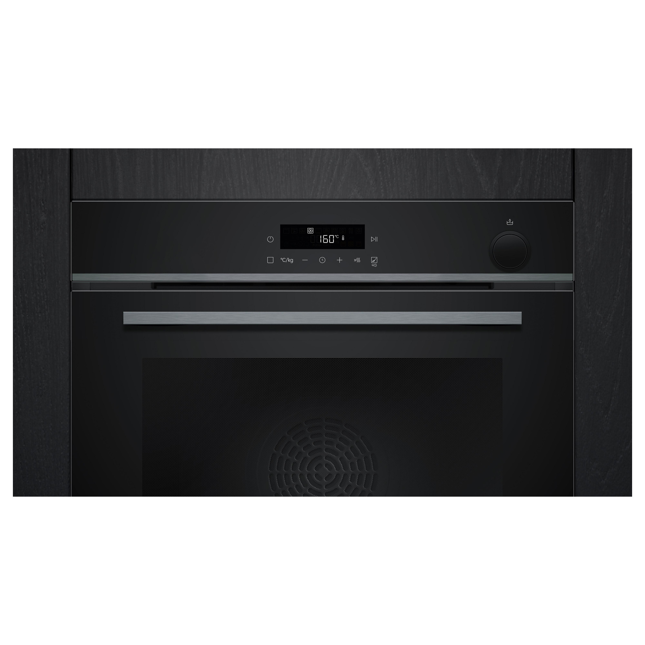 Horno con vapor 60 x 60 cm Negro Siemens HR472G0B3 iQ300 - Imagen 2