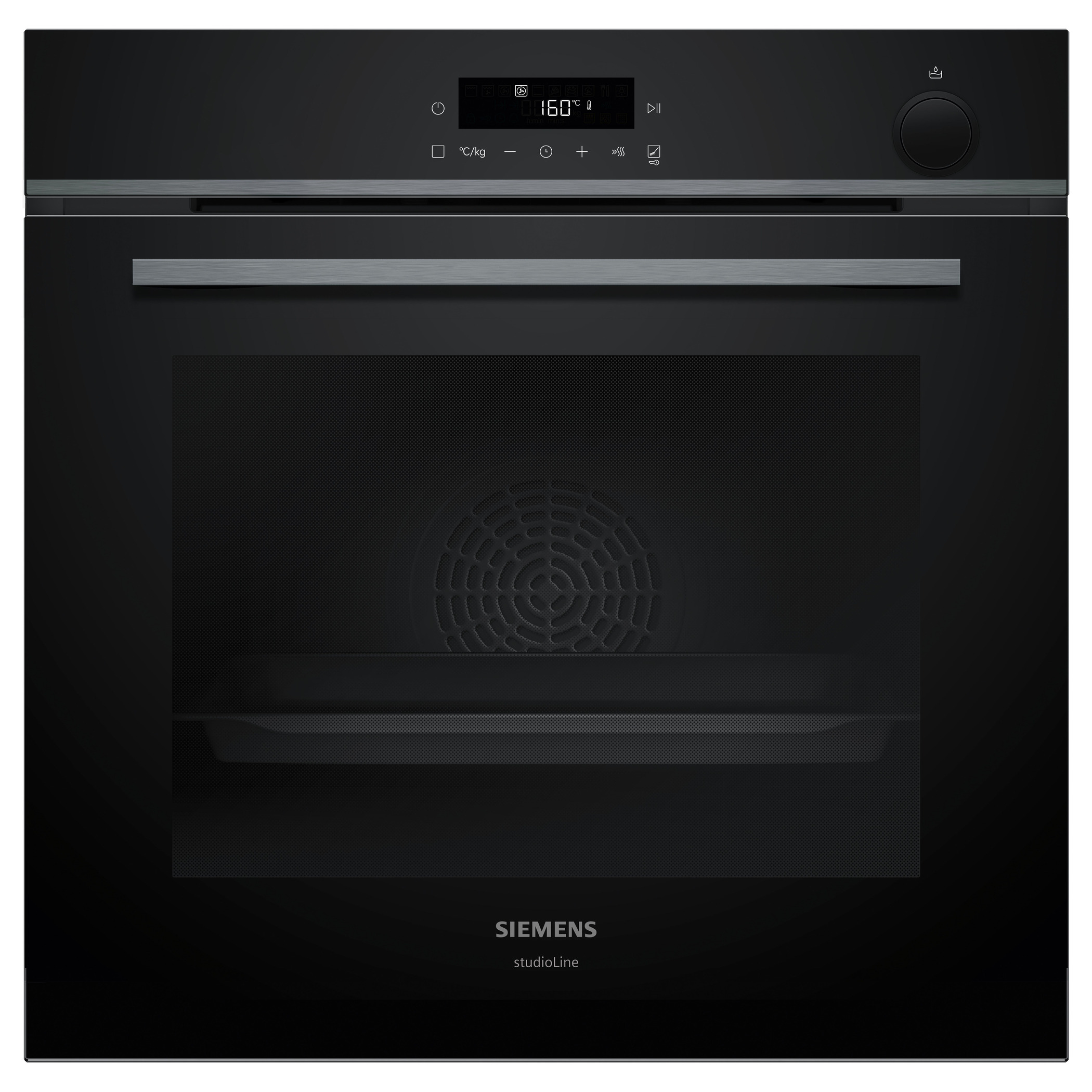 Horno con vapor 60 x 60 cm Negro Siemens HR472G0B3 iQ300