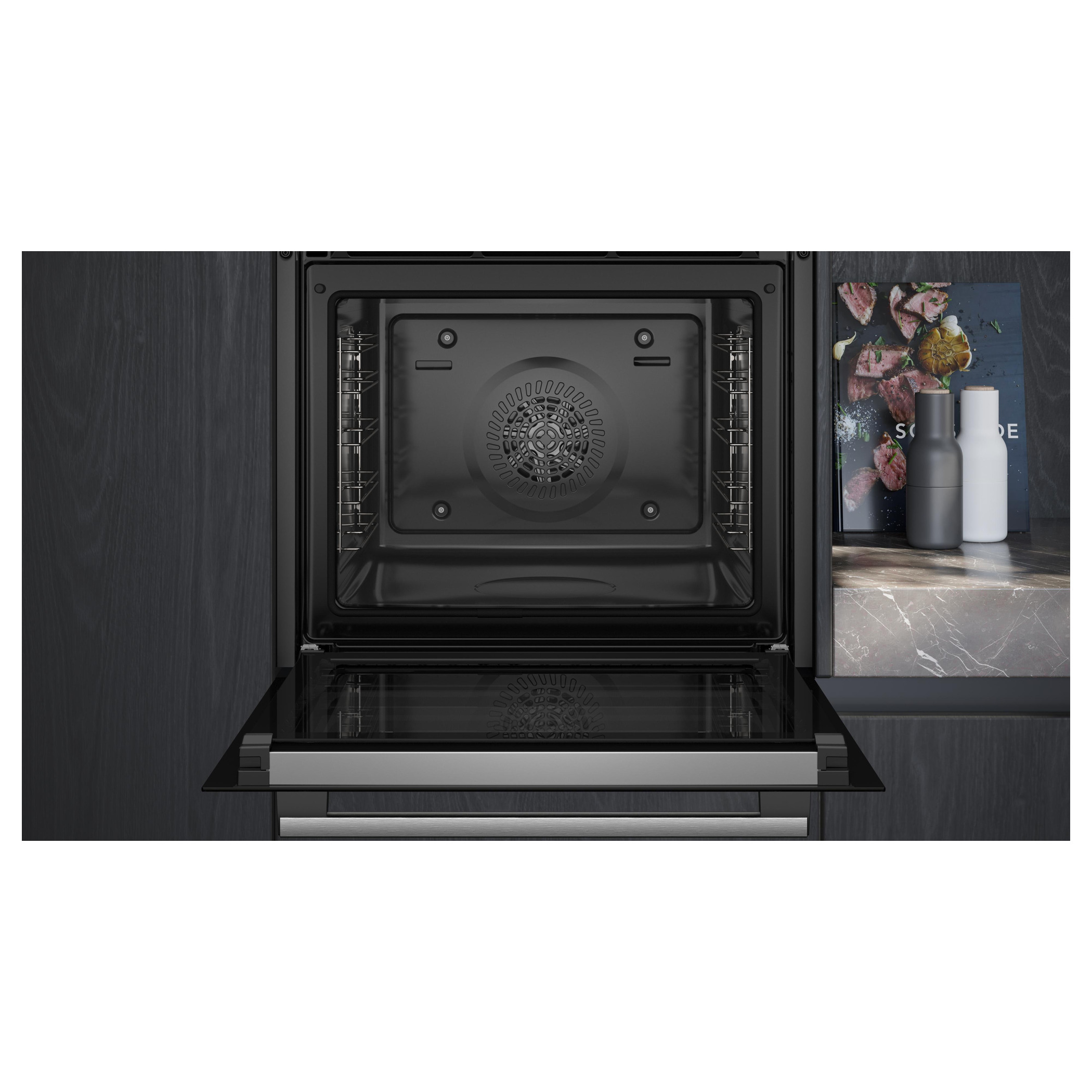 Horno con vapor 60 x 60 cm Acero inoxidable Siemens HR572GBS3 iQ300 - Imagen 3