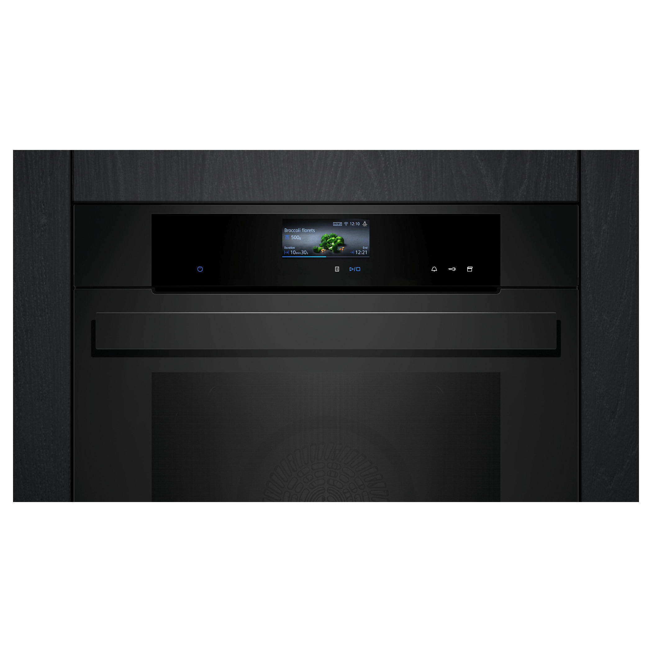 Horno con vapor 60 x 60 cm Negro mate Siemens HS936GCM1 iQ700 - Imagen 2