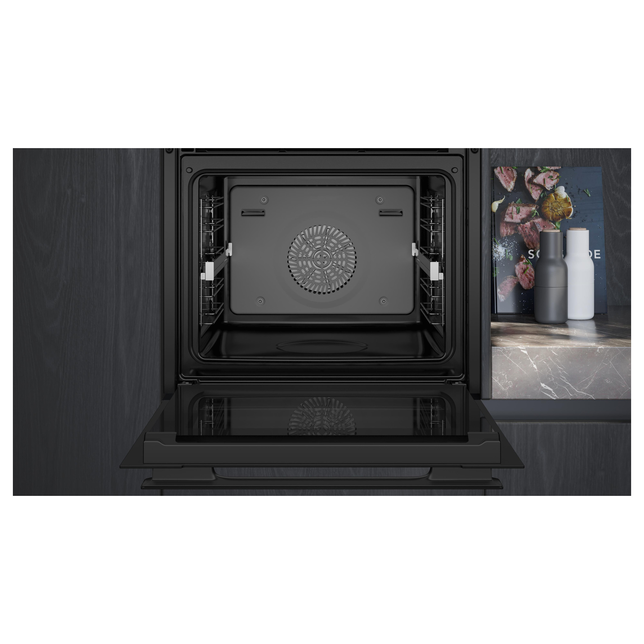 Horno con vapor 60 x 60 cm Negro mate Siemens HS936GCM1 iQ700 - Imagen 3