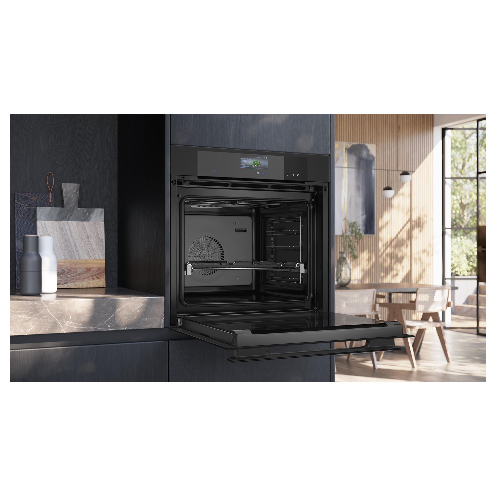 Horno con vapor 60 x 60 cm Negro mate Siemens HS936GCM1 iQ700 - Imagen 4
