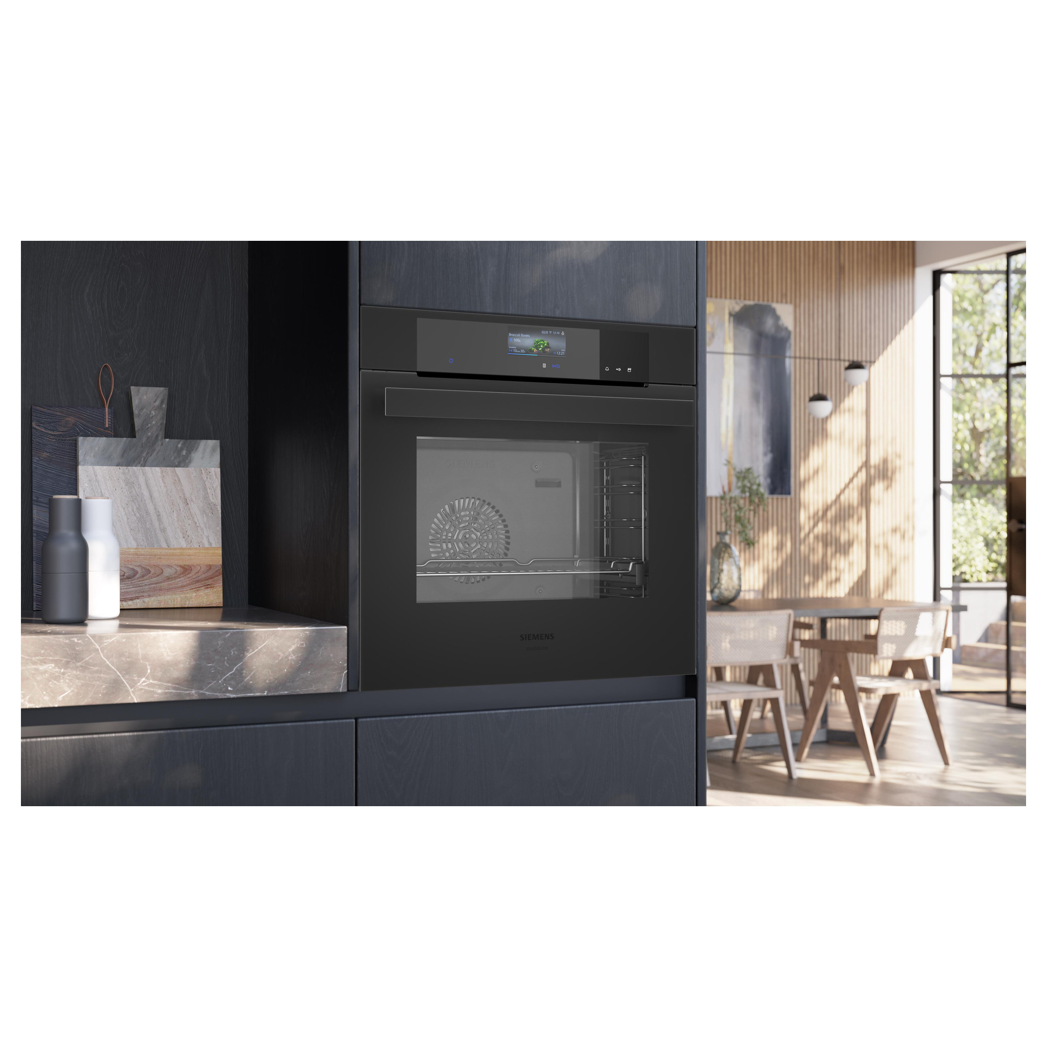 Horno con vapor 60 x 60 cm Negro mate Siemens HS936GCM1 iQ700 - Imagen 6