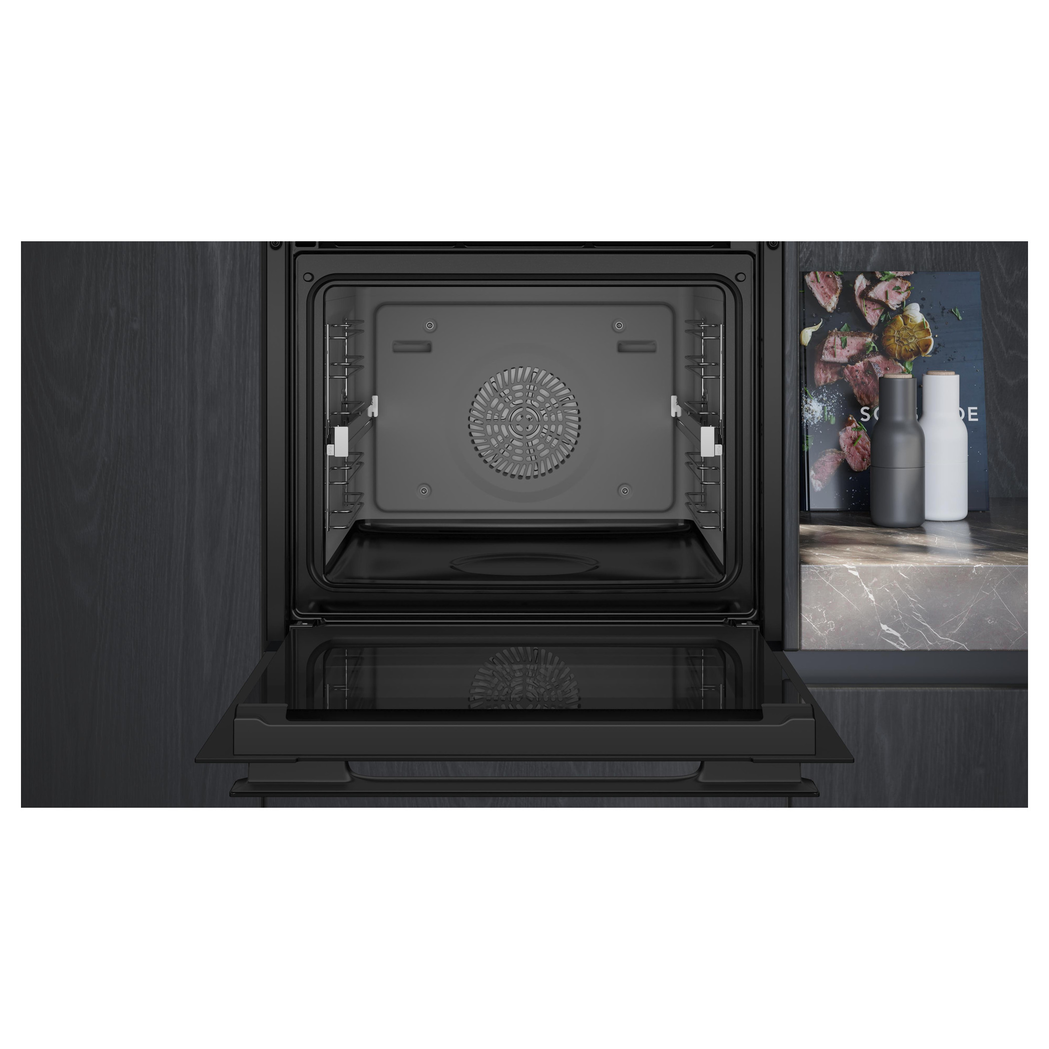 Horno con vapor 60 x 60 cm Negro Siemens HS958KDB1 iQ700 - Imagen 3