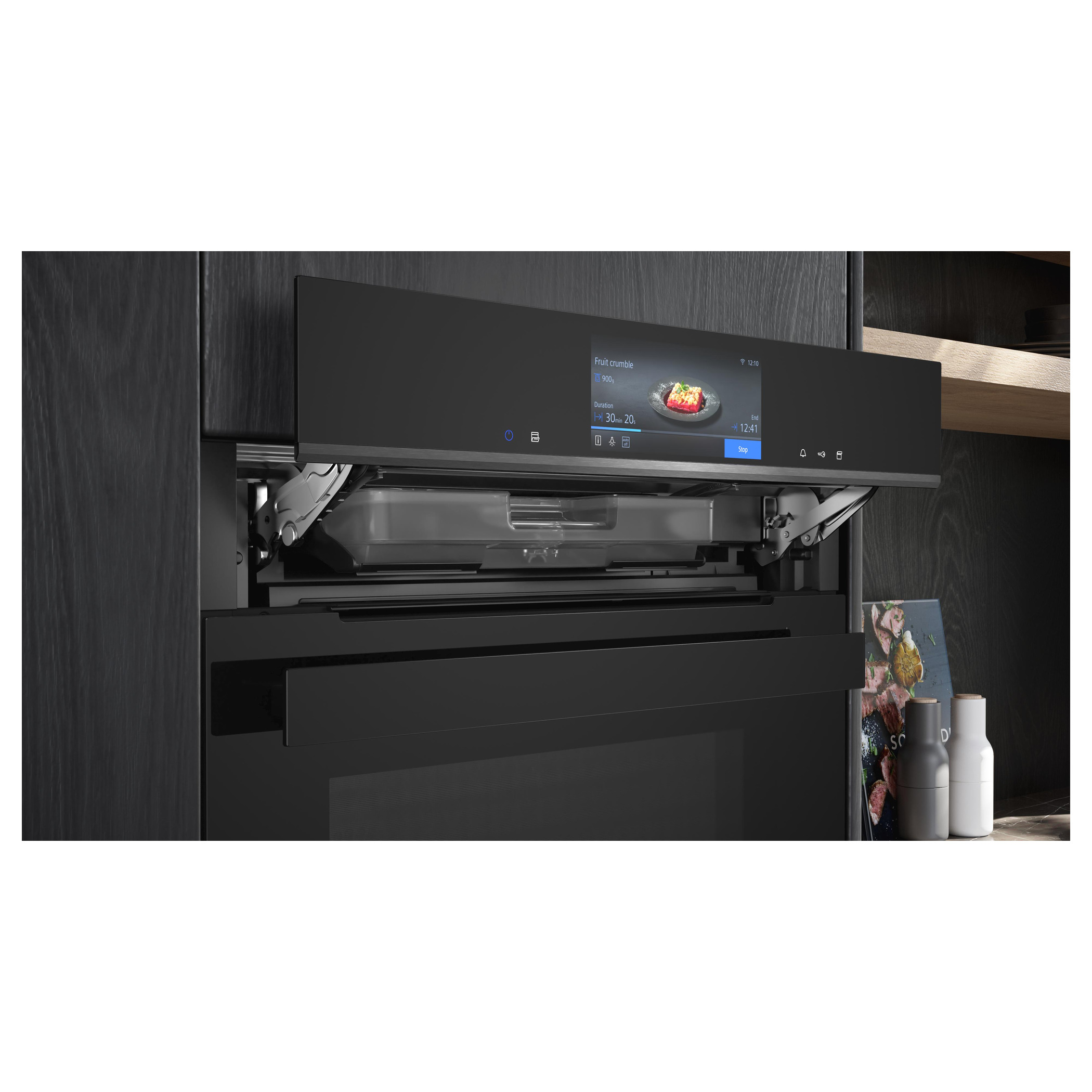 Horno con vapor 60 x 60 cm Negro Siemens HS958KDB1 iQ700 - Imagen 5