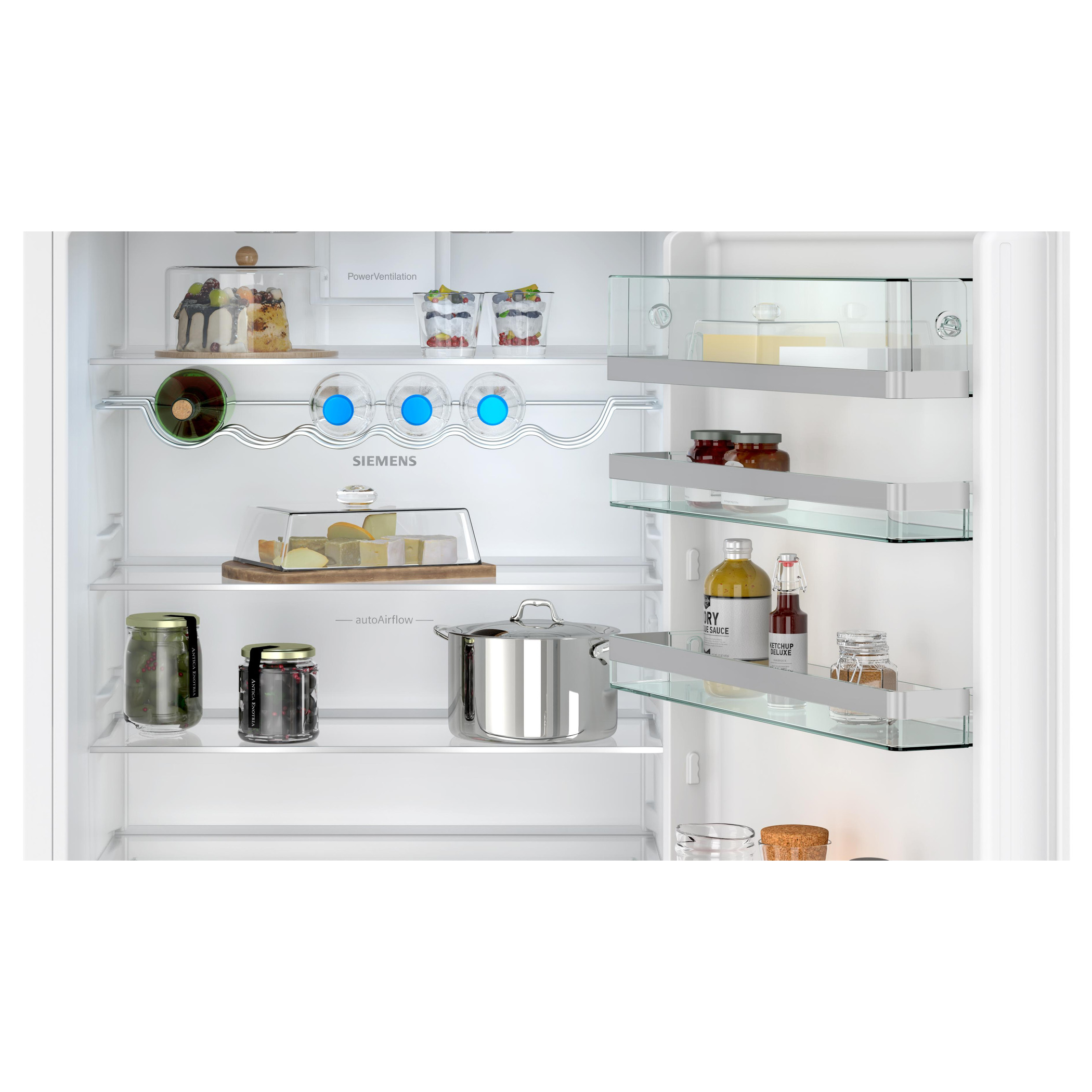 Frigorífico combi integrable 193.5 x 70.8 cm Cierre SoftClose con puerta fija Siemens KB96NADD1 iQ500 - Imagen 4