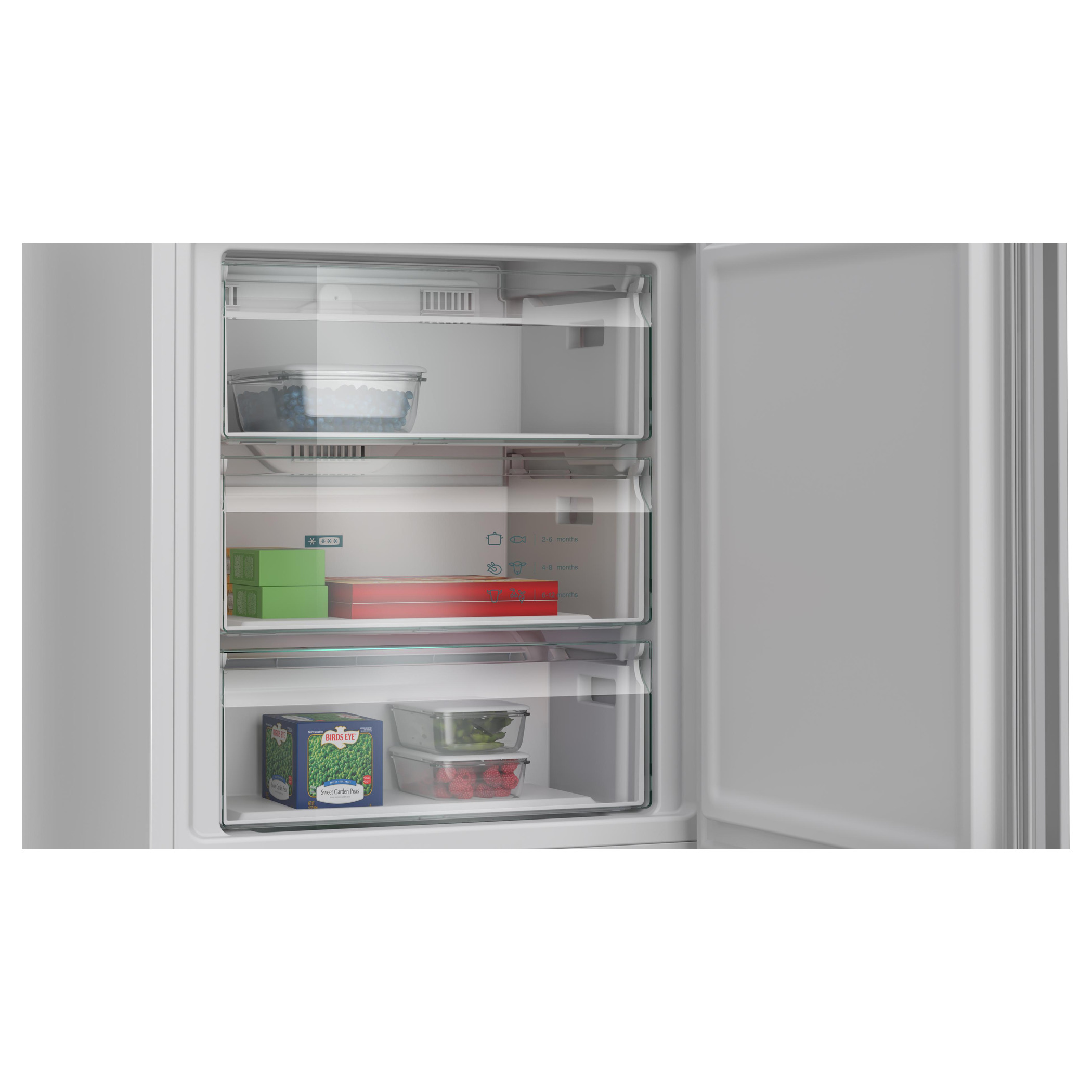 Frigorífico combinado de libre instalación 203 x 70 cm Blanco, Total noFrost Siemens KG49NVWDG iQ300 - Imagen 7