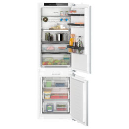 Frigorífico combi integrable 177.2 x 55.8 cm Cierre SoftClose con puerta fija Siemens KI86NSDD0 iQ500