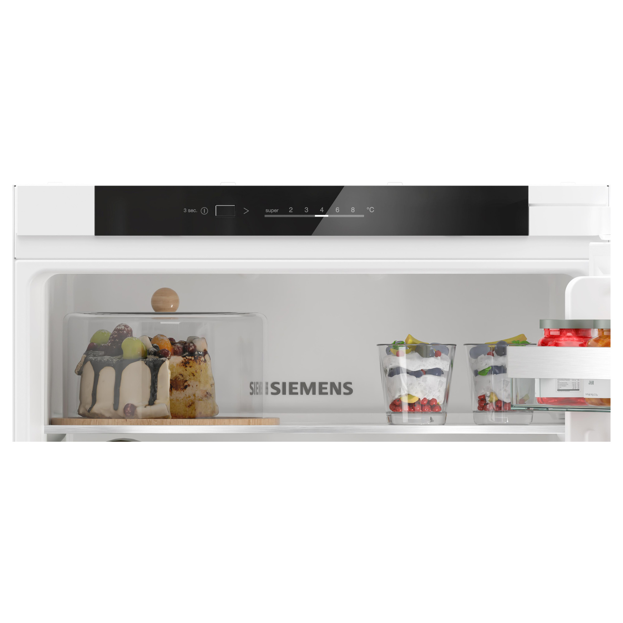 Frigorífico combi integrable 177.2 x 54.1 cm Puerta deslizante Siemens KI86VVSE0 iQ300 - Imagen 3