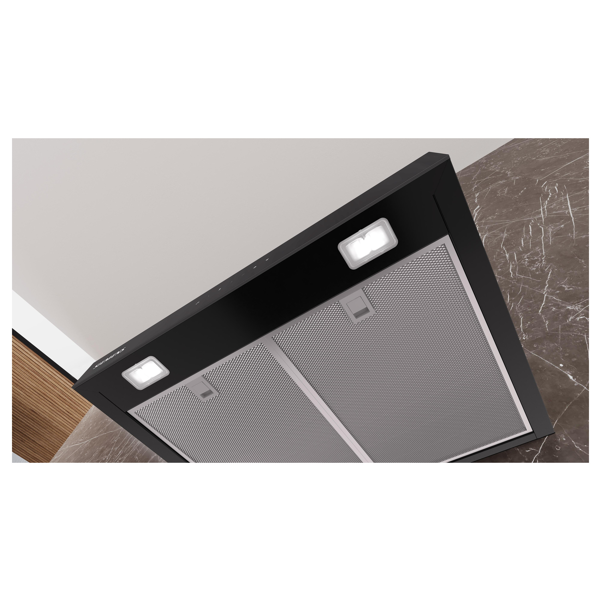 Campana decorativa de pared 60 cm Negro mate Siemens LC67BDN60 iQ500 - Imagen 4